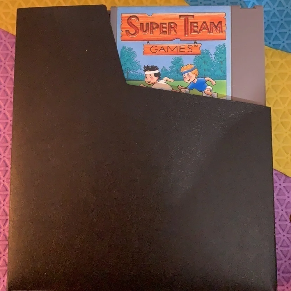Vintage Nintendo superteam games NES UN USA includes instruction book